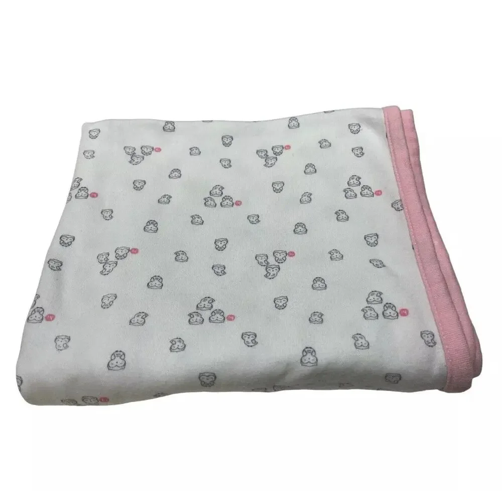Carters Just One You Pink Owl Baby Blanket Hi Cotton Security Lovey
